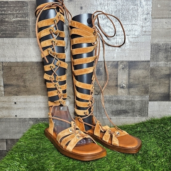 Free People Womens Sun Chaser Tall Gladiator Sandals Size EU 39 / US 9 - Picture 4 of 8